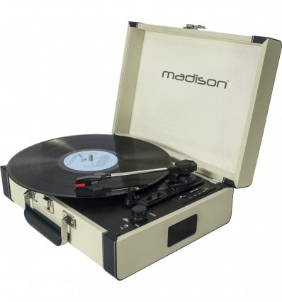 MAD-RETROCASE-CR MALETIN GIRADISCOS CON BLUETOOTH,