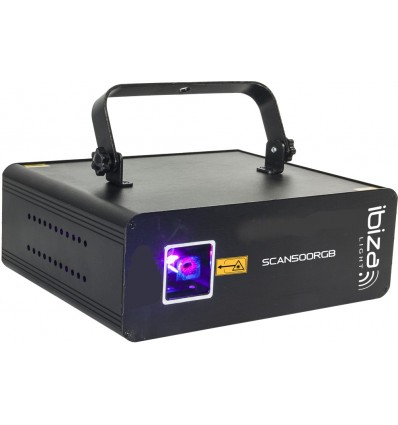 SCAN500RGB LASER RGB DE ANIMACION CON DMX 500mW