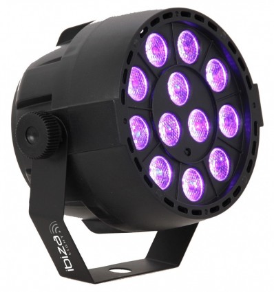 IBIZA LIGHT PAR-MINI-UV Foco Proyector de luz ultravioleta LED 12x2W