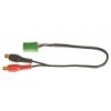 RENAULT 07+ Mini ISO Verde - RCA cable auxiliar