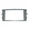 TOYOTA Auris 07-13 Marco DOBLE DIN Gris Metalizado