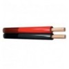 Cable Altavoz 2 x 1 mm Negro/Rojo 1 mts. BO