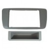 SEAT Ibiza 08-13 Marco 2DIN Gris Claro con cajetin