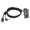 Cable extensión puerto USB-AUX VW Golf VII 13+