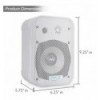 PYLE PDWR40W Altavoces 5,25" (blanco)
