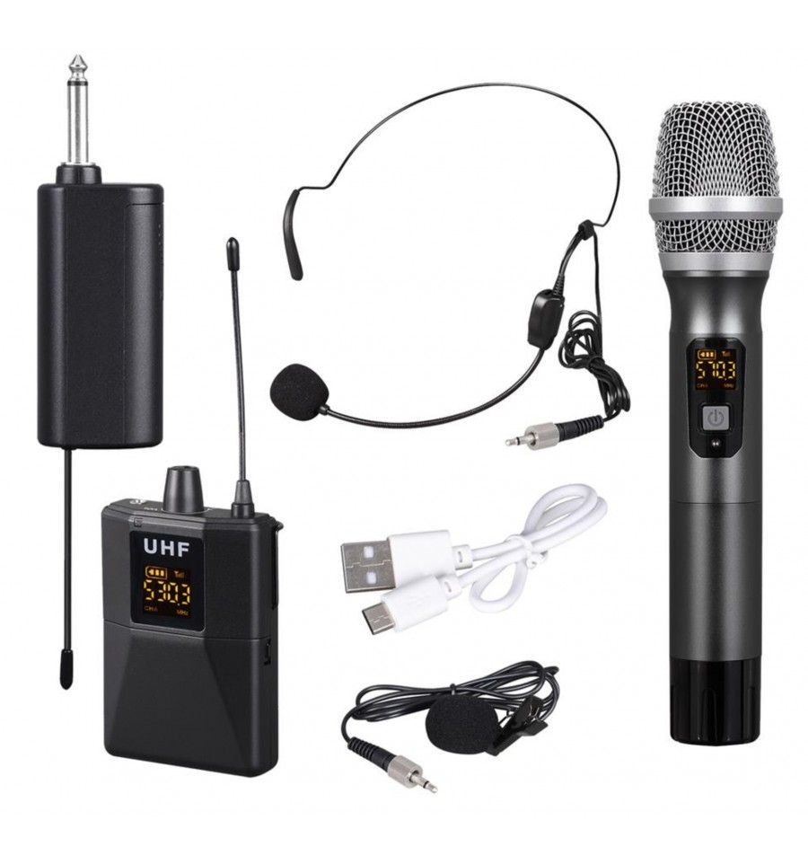 PDWMU114 Microfono inalambrico UHF Diadema X1 - Tienda FonoMovil