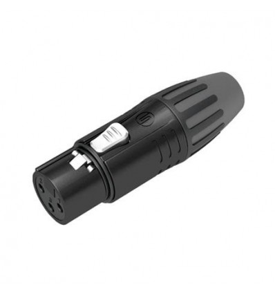 SCMF3-B conector XLR3 hembra negro