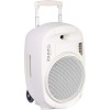 Ibiza Sound PORT12UHF-WH-MKII altavoz portátil a batería de 12 ''/2 UHF MIC/USB-MP3/VOX, Bluetooth