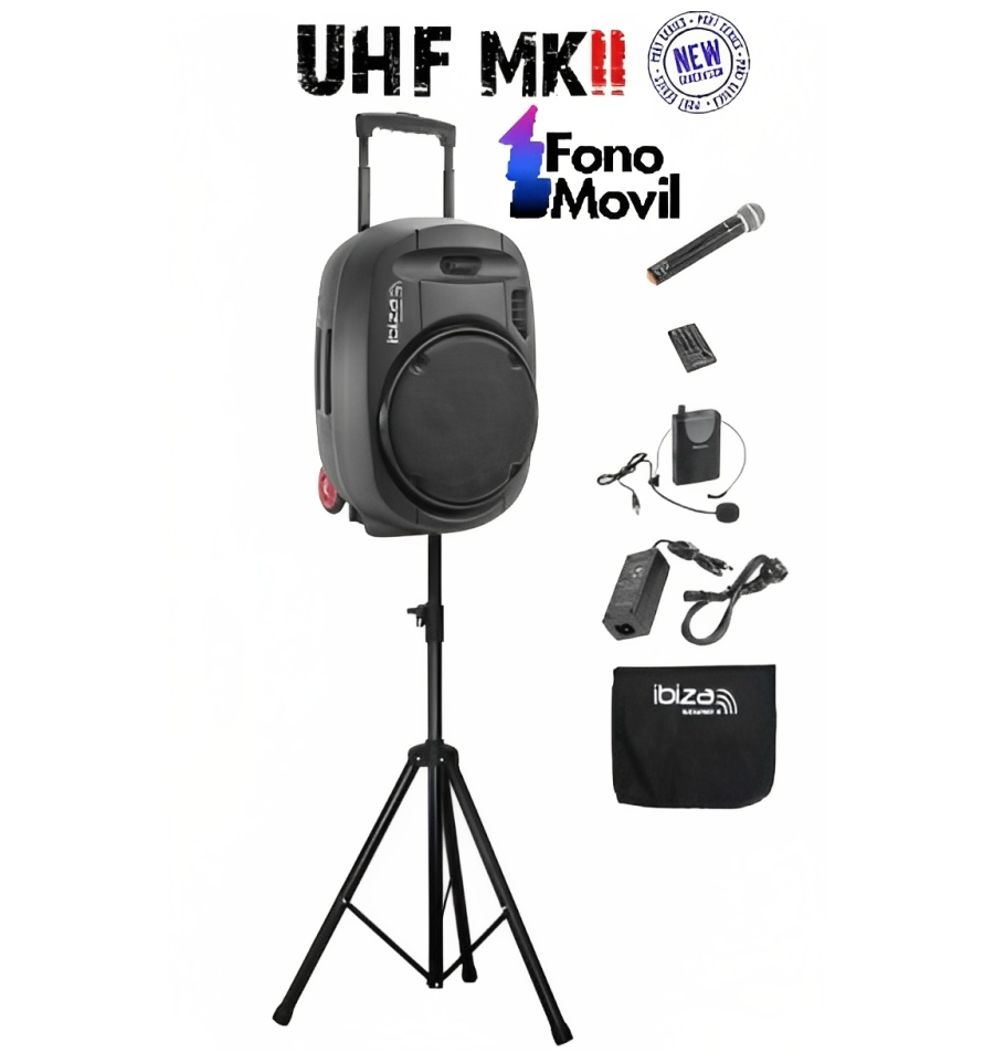 PACK PORT12UHF-MKII + Soporte de trípode para altavoces - Tienda FonoMovil