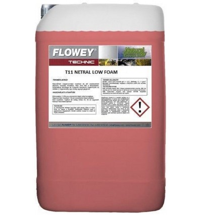 Flowey T11-27 Detergente desengrasante con baja formación de espuma de 27 Litros