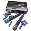 Seven SV210WMU 2 Micrófonos de Mano inalámbricos UHF Recargable