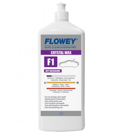 Flowey F1-1 CRISTAL-WAX Cera para carrocería de coche de 1 Litro