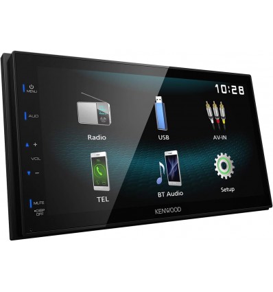 Kenwood DMX-120BT Pantalla multimedia táctil de 6.8" con cámara visión trasera