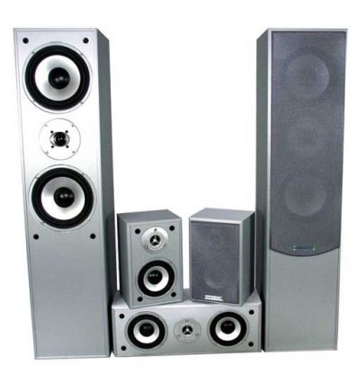 E1004SI ALTAVOCES HOME THEATER 5.0 SILVER