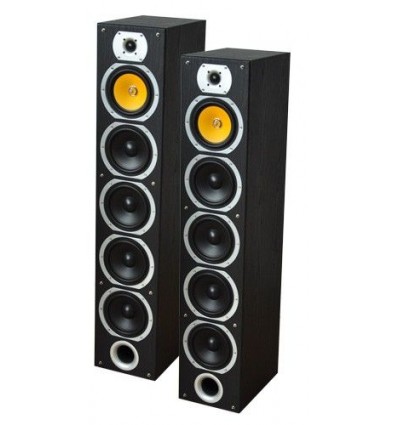 V7B-BL BAFLES DE COLUMNA HIFI DE 4 VÍAS NEGROS