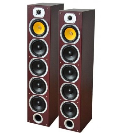 V7B-MA BAFLES DE COLUMNA HIFI DE 4 VÍAS CAOBA