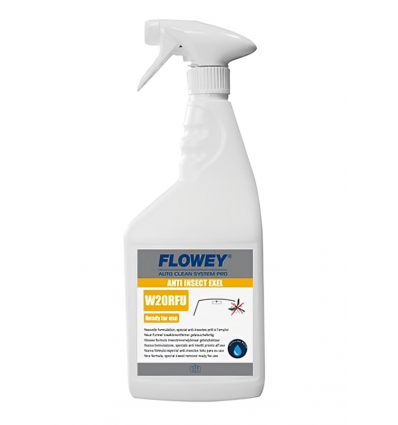 Flowey W20 Producto para eliminar insectos del cristal y la carrocería del coche.