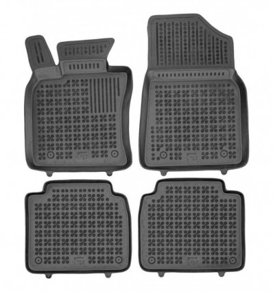 Alfombrillas caucho Volkswagen TRANSPORTER T6 front, the floor mat dedicated to the first row of seats(2015 -)