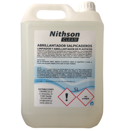 Abrillantador de Vinilo y plásticos para salpicadero 5 L