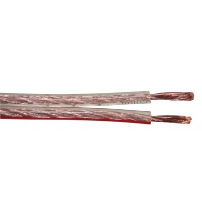 CHP0.75TR CABLE ALTAVOZ TRANSPARENTE 2 X 0,75 MM²