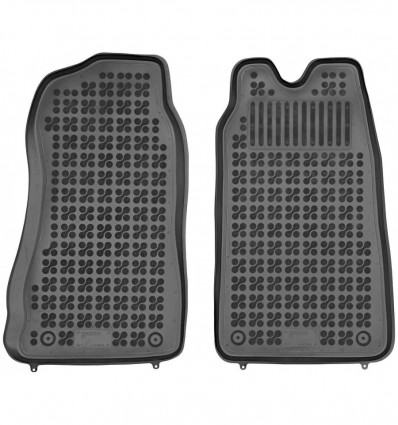 Alfombrillas caucho Ford TRANSIT III - front with an extra material on the driver side(2000 - 2006, 2006 - 2013)