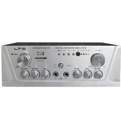 ATM2000USB-BT AMPLIFICADOR ESTEREO 2x50W CON KARAO