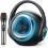 Altavoz para karaoke con micrófono inalámbrico con luces de colores, para usar con teléfonos móviles al aire libre