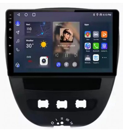 Pantalla Multimedia Peugeot 107, Citroën C1, Toyota Aygo (2005-2014)