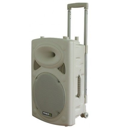 IBIZA PORT15UHF-BT-WH Altavoz portátil autónomo Color Blanco