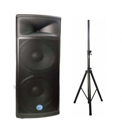 Oferta PACK SEVEN SV215A-TWS Altavoz Auto amplificado de 2x15" 2000W Max. mp3, Bluetooth, TWS + TL152 Soporte trípode de regalo