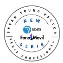 SEVEN SV215APRO-TWS-ASP Altavoz Bi-amplificado de 2x15" 2000W Max. mp3, Bluetooth, TWS