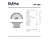 Karma WF 1315 500W Woofer de 15" a 8 ohmios