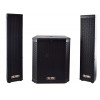 GLEM COMBO 900 Kit de sonido de sonido de 900W compuesto por subwoofer amplificado 600W, Woofer 12" y dos altavoces satélites