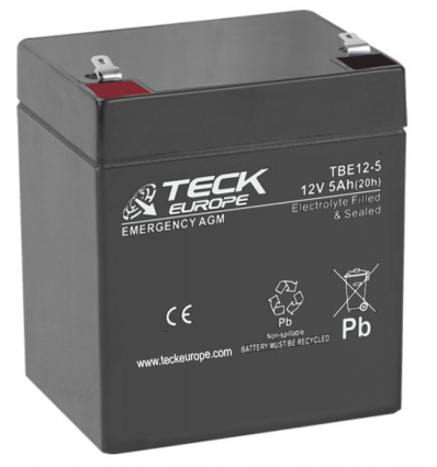 Batería de repuesto (Cuadrada) para altavoz PORT10VHF/UHF & PORT12VHF/UHF de IBIZA SOUND 12V-4.5Ah .