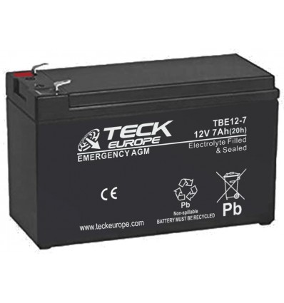 IBIZA SOUND Batería de repuesto para PORT15 VHF/PORT15 UHF de 7A