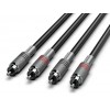 Cable 2 RCA a 2 RCA Stereo 6m negro