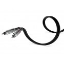 Cable 2 RCA a 2 RCA Stereo 6m negro