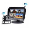Kit monitor 7" Quad grabador+ camara del/tra IP68