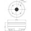Seven Soundvector SVCD44Ti/S Driver de Compresión Tweeter Motor de Agudos Diafragma de 80W para Altavoces Profesionales 15"