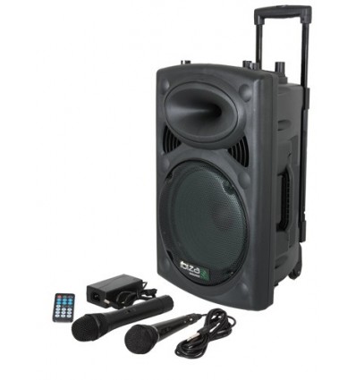 8" PORTABLE SET W/ VHF MIC/WIRED MIC/USB-SD/BT/VOX