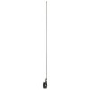 Antena Techo 1 Varilla Acero Negra Larga Base Zam