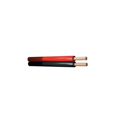 Cable Altavoz 2 x 0,75 mm Negro/Rojo 1 mts. BOBI