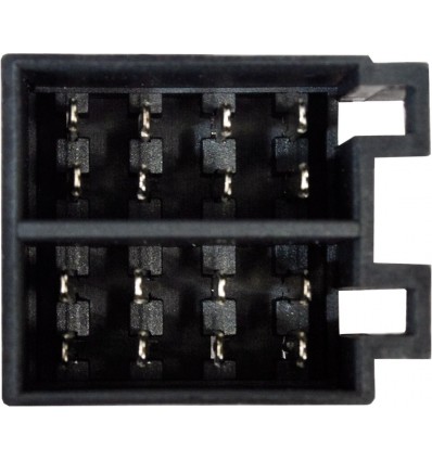 Conector Universal ISO hembra terminales macho