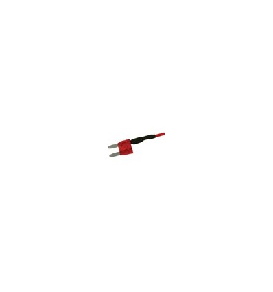 Fusible Bilama Mini 10 Amp Rojo con cable auxiliar