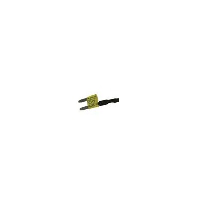 Fusible Bilama Mini 20 Amarillo Amp con cable auxi