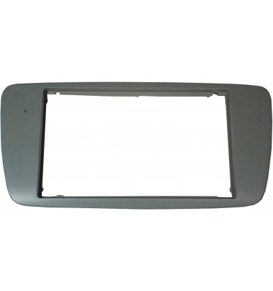 SEAT Ibiza 08-03 Marco DOBLE DIN Gris Claro (Opci