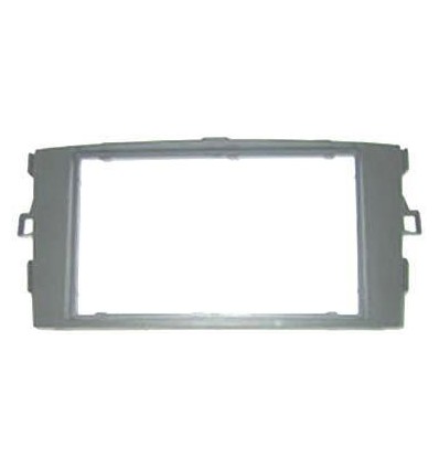 TOYOTA Auris 07-13 Marco DOBLE DIN Gris Metalizado