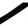 Velcro Negro Liso 20mm x 25m Precio por 1 mts.