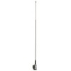 Antena Techo 2 Tramos Negra Cono Liso Base Zamack