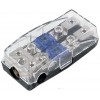 Distribuidor porta fusible 1 entr. 35mm + 2 de 20m